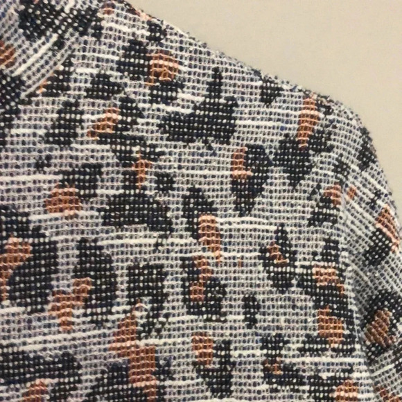 Anthropologie gray motif top XS New with Tags W by Who Wear What When Where - Picture 3 of 10